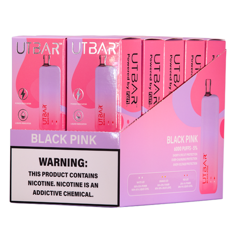 Black Pink Ut Bar by Flum Vape 10-Pack