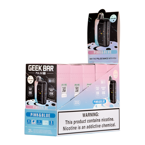 Pink & Blue Geek Bar Pulse X 25K
