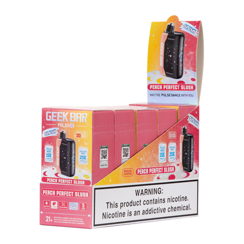 Peach Perfect Slush Geek Bar Pulse X 25K Slush Edition