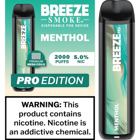 Breeze Pro 2000 Menthol - Mobs Enterprise