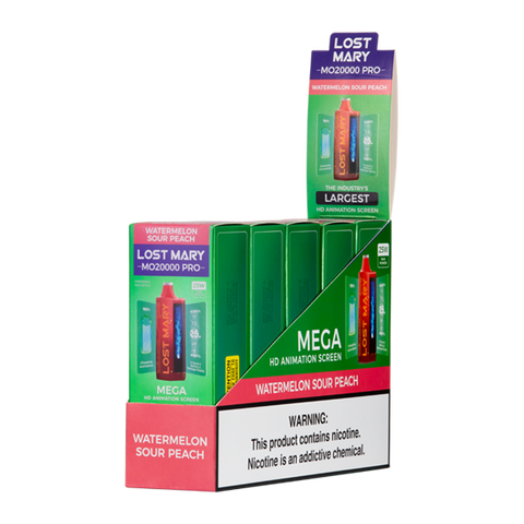 Watermelon Sour Peach Lost Mary MO20000 PRO