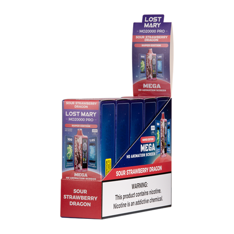 Sour Strawberry Dragon Lost Mary MO20000 PRO Super Edition