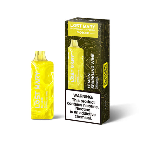 Lemon Sparkling Wine Lost Mary Flavor