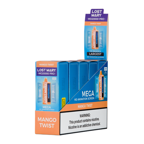 Mango Twist Lost Mary MO20000 PRO Vape 5-Pack