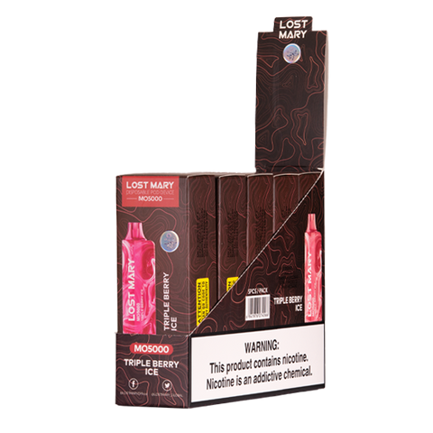 Triple Berry Ice  Lost Mary MO5000 Disposable Vape 5-Pack