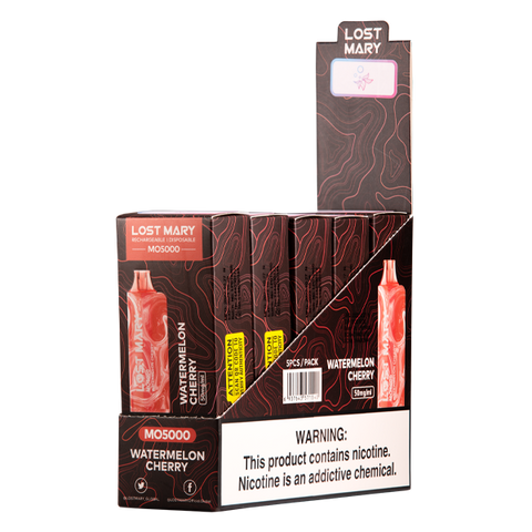 Watermelon Cherry Lost Mary MO5000 Vape 10pk