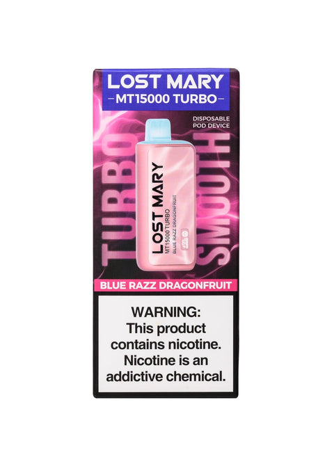 Lost Mary Turbo Blue Razz Dragonfruit